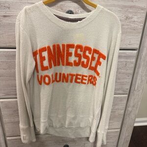 Tennessee Volunteers Women's Cream and Orange Sweatshirt